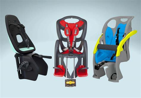 Vari modelli di seggiolini bici