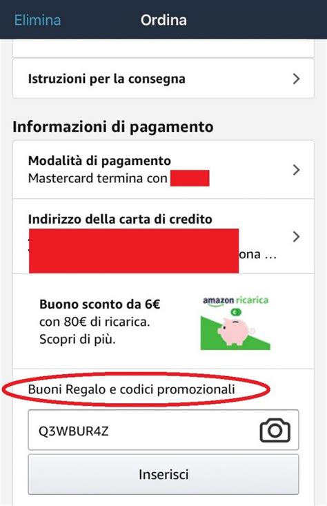 Guida all'applicazione del codice sconto nel carrello Prénatal