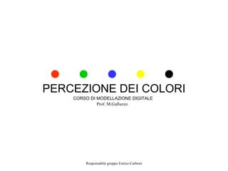 Sviluppo della percezione del colore nei bambini