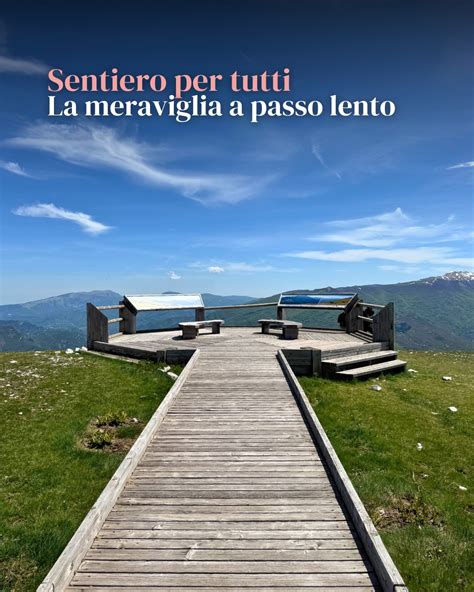 Sentiero panoramico ciclo-pedonale accessibile ai passeggini