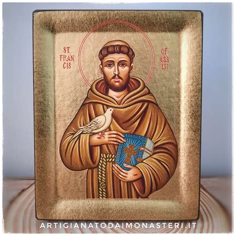 Icona stilizzata di San Francesco d'Assisi