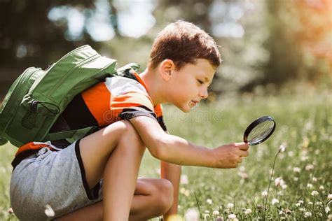 bambino che esplora la natura con curiosità