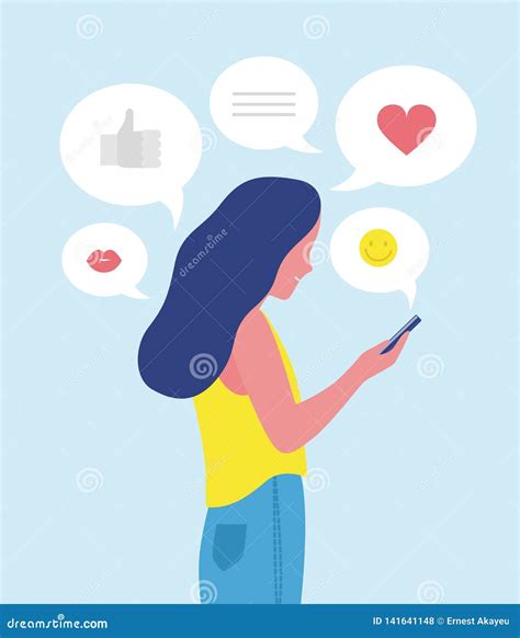 Illustrazione di una persona che riceve messaggi minacciosi sul telefono