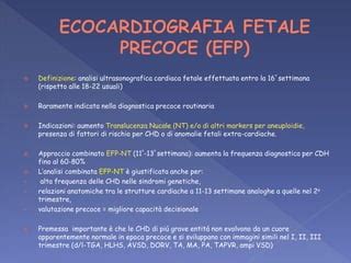 Strutture cardiache fetali in ecografia
