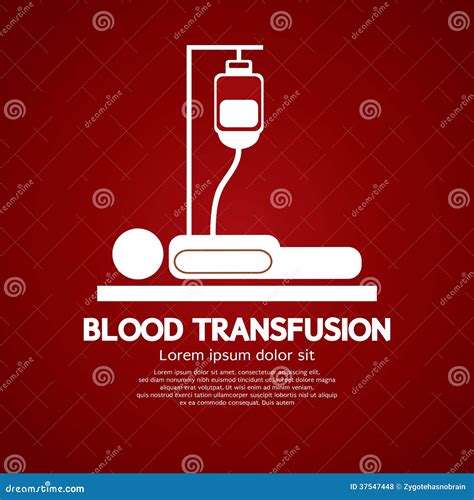 Illustrazione di una trasfusione di sangue