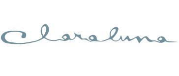 Claraluna logo and elegant packaging