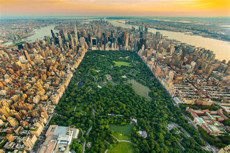 veduta aerea di New York con Central Park