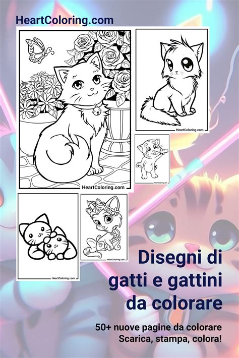 Guida alla colorazione di gatti e gattini con biberon