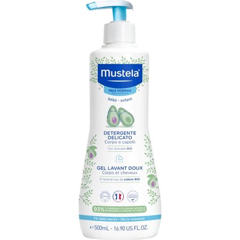 Ingredienti chiave Mustela Detergente Delicato