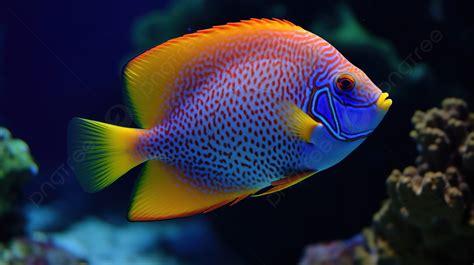 pesce tropicale con piccoli