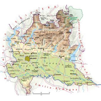 Mappa della Lombardia che evidenzia le province con le Culle per la Vita