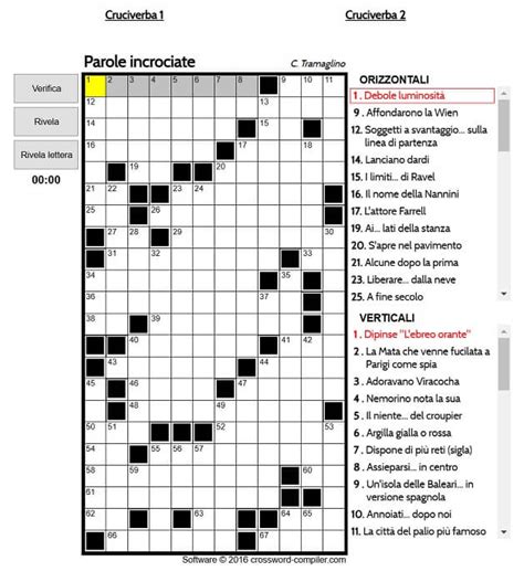 illustrazione di cruciverba con parola biberon