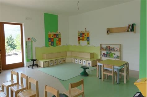 immagine di un ambiente di riposo sereno in una scuola d'infanzia