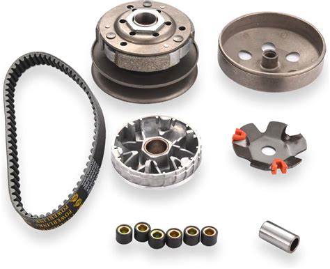 Scooter variator and V-belt assembly