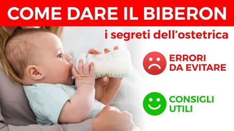 Posizione corretta per dare il biberon al neonato