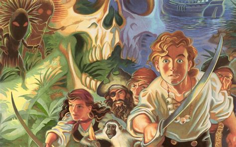 Un'illustrazione che simboleggia l'estetica delle avventure grafiche