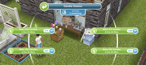 Sims crafting station for event