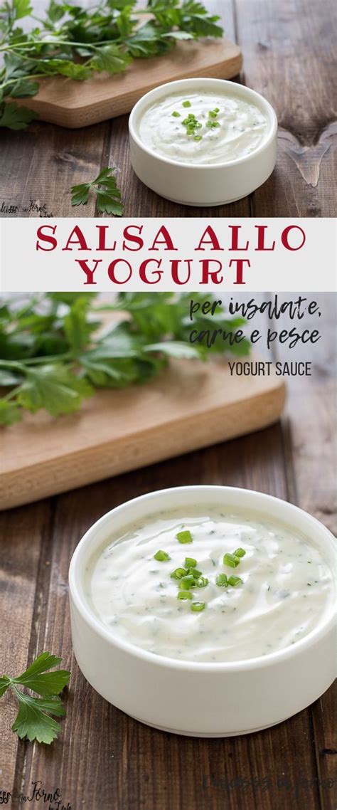 Abbinamenti salse allo yogurt