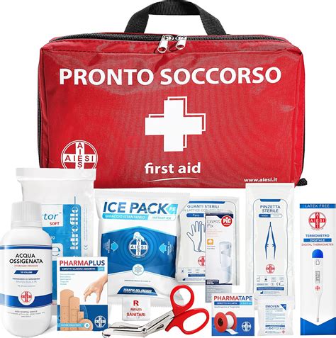 Kit di pronto soccorso e termometro