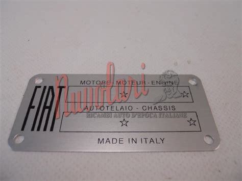 etichetta identificativa sul telaio del passeggino