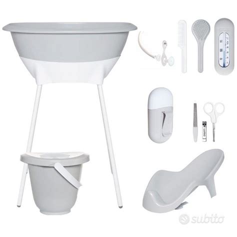 Kit bagnetto neonatale con astuccio contenitore