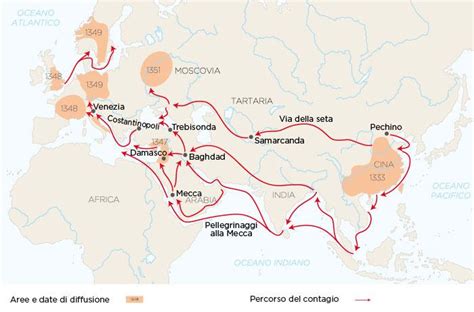 Mappa della diffusione dell'Ordine Cluniacense in Europa
