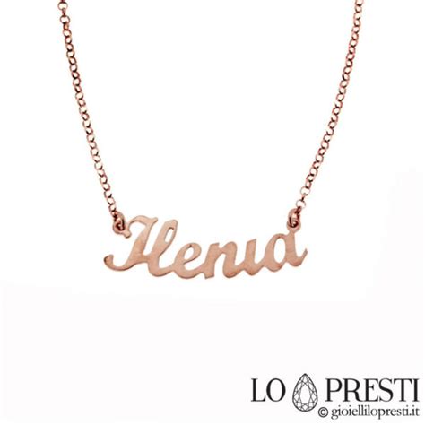 Collana con nome 