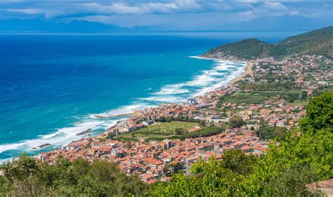 Veduta panoramica della costa Cilentana