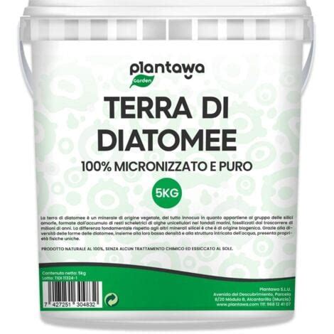 Terra di diatomee nel terreno