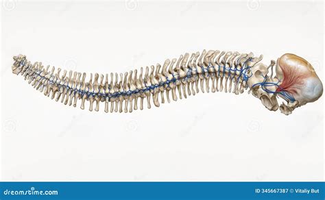 Schema anatomico della colonna vertebrale cervicale