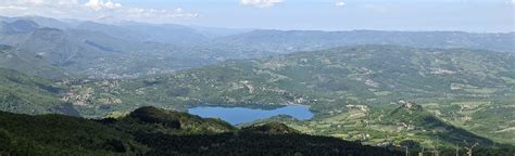 Mappa schematica dei sentieri escursionistici intorno al Lago di Suviana