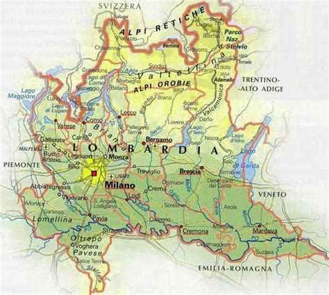 mappa stilizzata della Lombardia con enfasi sulla regione gardesana e le rotte commerciali dell'olio