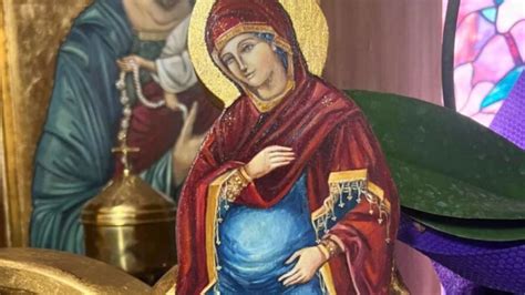 Maria Incinta nel Presepe dell'Aula Paolo VI