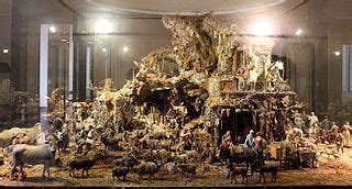 Dettaglio di un presepe reale borbonico, con i personaggi esotici