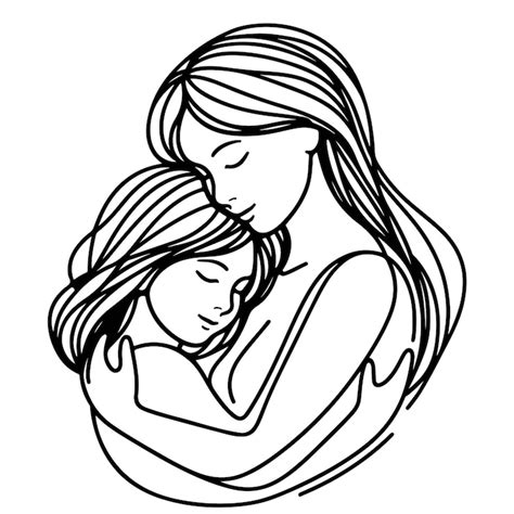 Immagine stilizzata di una madre e una figlia che si tengono per mano