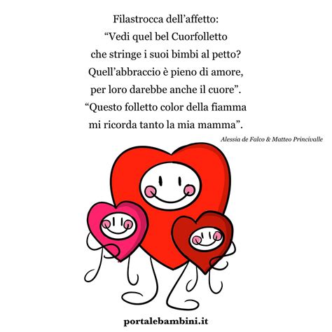 Bambini che imparano con le filastrocche