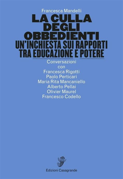 Copertina del libro La culla degli obbedienti