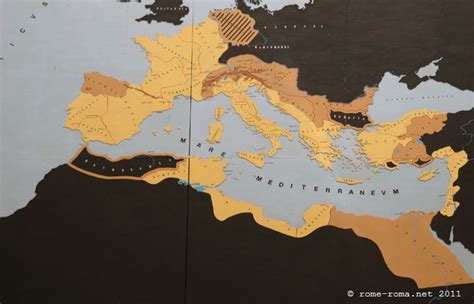 Mappa dell'Impero Romano sotto Augusto