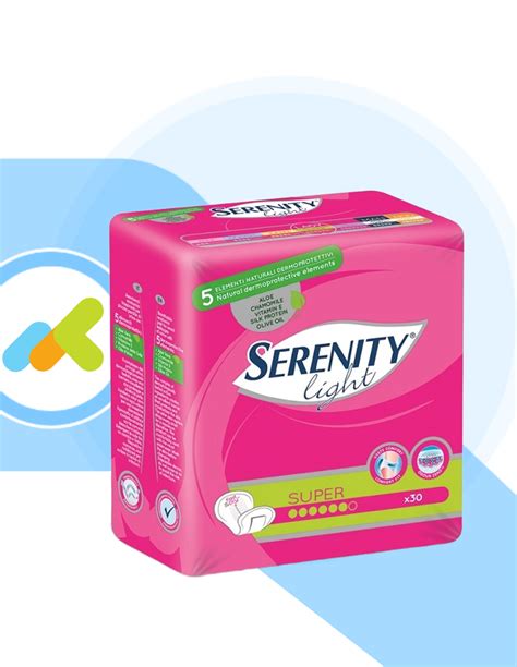 grafico che illustra le diverse tipologie di assorbenti Serenity