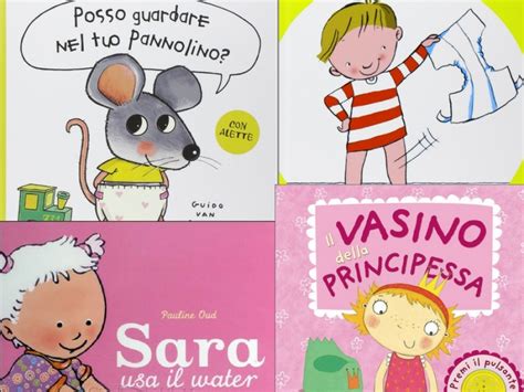 Copertine di libri per bambini sullo spannolinamento