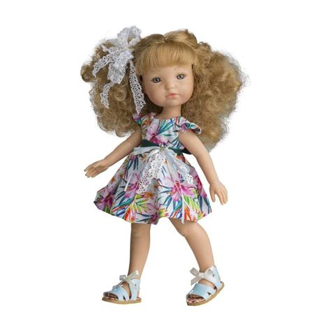 Bambola Reborn Giulia con abito floreale