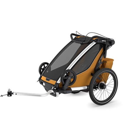 Rimorchio bici Thule con bambini