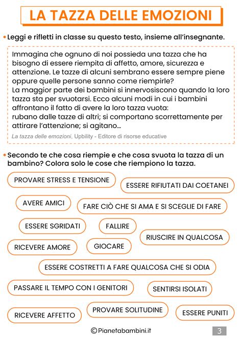 Schede didattiche sui nani e le emozioni