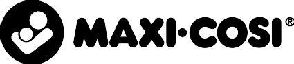 Maxi-Cosi logo with a child in a car seat