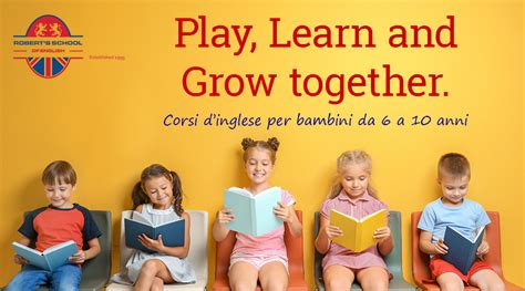 bambini che imparano l'inglese giocando in modo gioioso