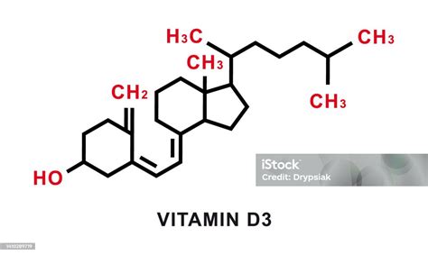 illustrazione scientifica di una molecola di Vitamina D3 e struttura ossea infantile