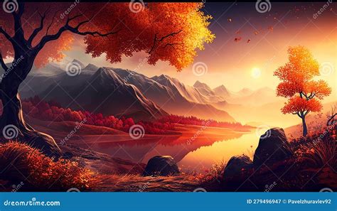 Donna incinta in piedi in un paesaggio autunnale, con una mantella rossa che fluttua leggermente nel vento, simbolo di libertà e attesa