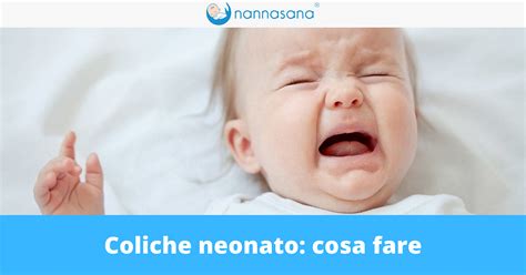 infografica sui sintomi comuni delle coliche nel neonato