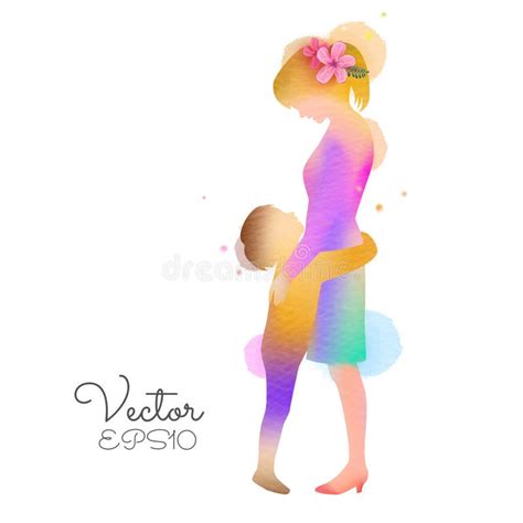 Illustrazione mamma e bambino allattamento