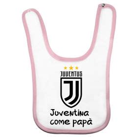 Bavaglino Juventus con stemma e nome